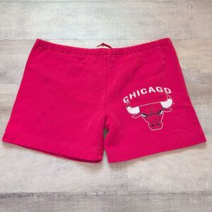 Vintage Artex Chicago Bulls Shorts Mens XL RED Sweat NBA USA Made Drawstring VTG